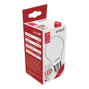 Avide LED Milky Filament Globe 7.5W E27 360° 2700K