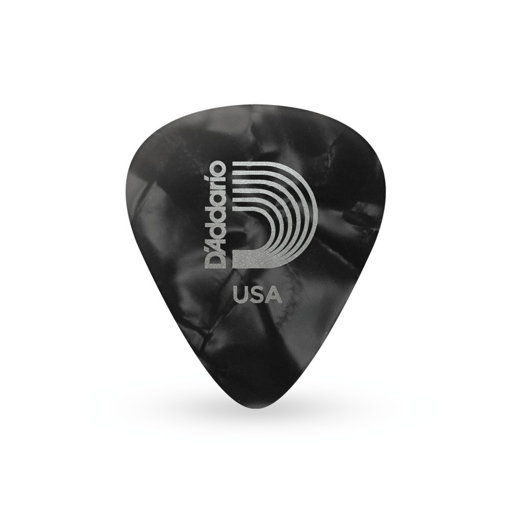 D'Addario 1CBKP4 Black Pearl Celluloid