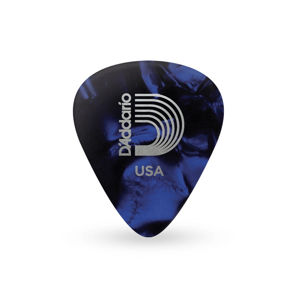 D'Addario 1CBUP4 Blue Pearl Celluloid
