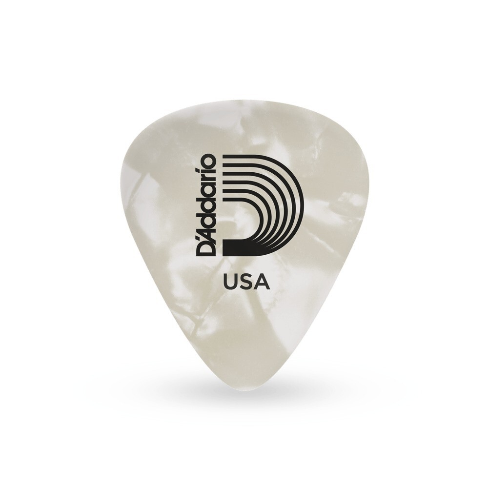 D'Addario 1CWP4 White Pearl Celluloid