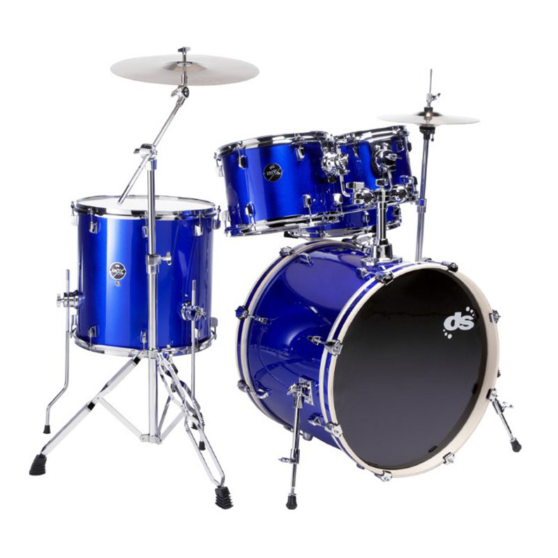 ds Drum DSX Electric Blue Sparkle Stage