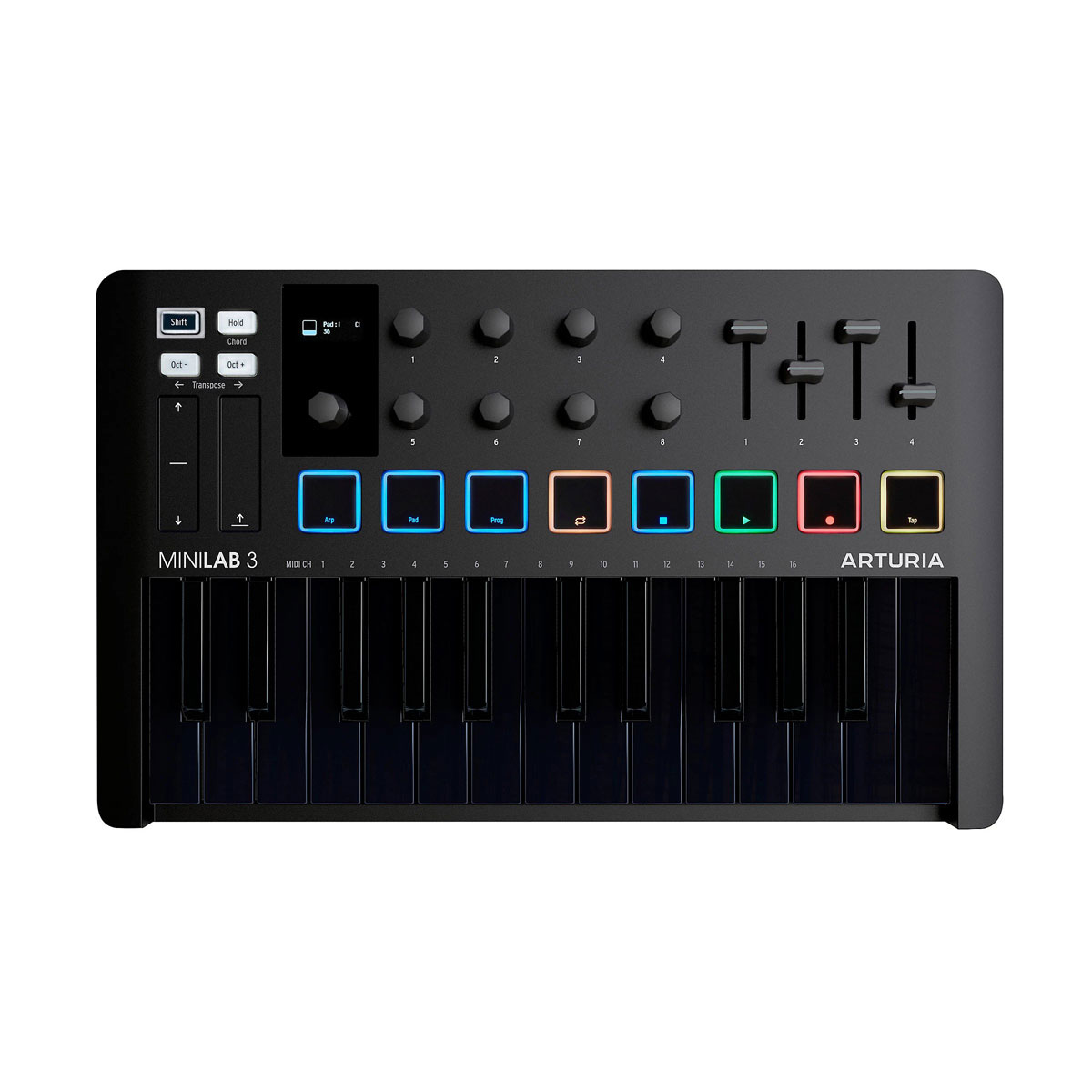 Arturia MiniLab 3 Deep Black