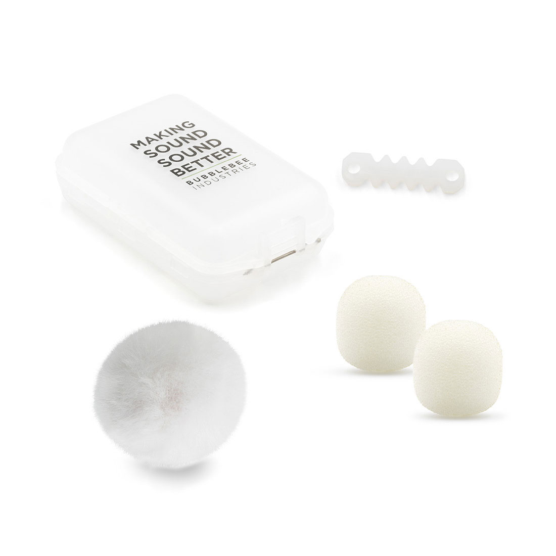 Bubblebee The Outdoor Mic Kit for Sennheiser ME 2-II White