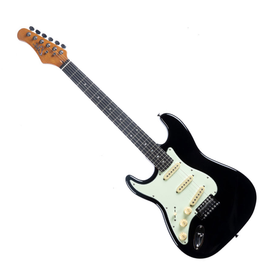 Eko Guitars ST300 LH Black
