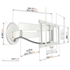 Vogel's TVM 7675 White