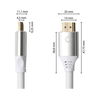 Oehlbach Black Magic MKII White 1.5m