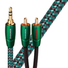 AudioQuest Evergreen 3.5mm male - 2x RCA male 1m