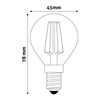 Avide LED Filament Mini Globe 7W E14 360° 2700K