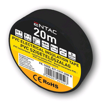Entac Ταινία 19mm x 20m Μαύρη