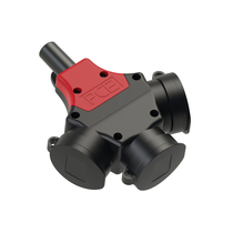 PCE 25311-S Schuko Rubber 3Way