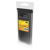 Entac Cable Tie 3.6mm X 200mm Black