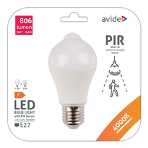 Avide Smart LED Globe A60 8.8W 4000K PIR Sensor