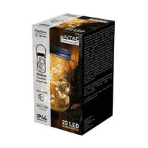 Entac Ηλιακό IP44 Μπουκάλι 20 LED