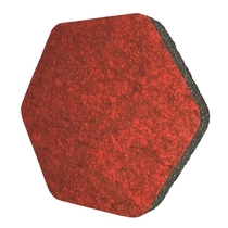Proacoustics AcouCell Hexa Felt Red