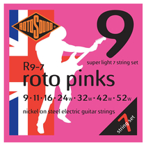 Rotosound R9-7 Roto Pinks 7-string 9-52