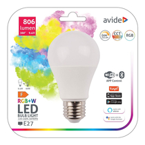 Avide Smart LED Globe A60 9.4W RGB+W WIFI + BLE APP Control