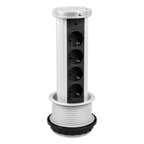 Entac Socket Extension Cord Vertical 4 Sockets