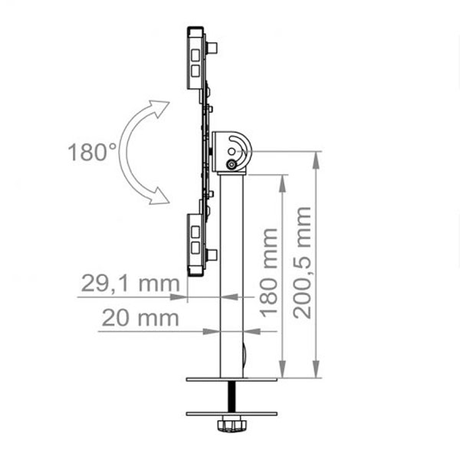 Hagor HA Flex-Lock Tablestand 8713 