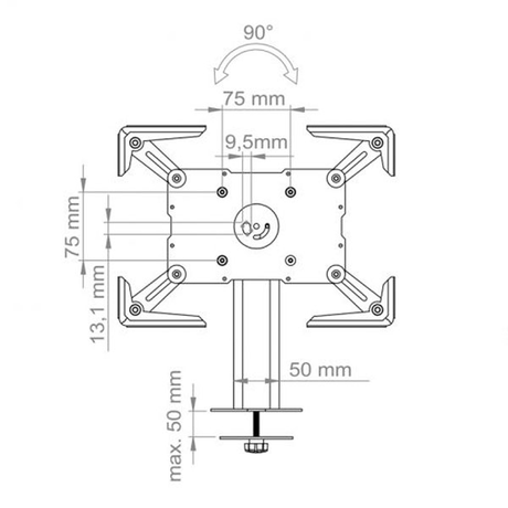 Hagor HA Flex-Lock Tablestand 8713 