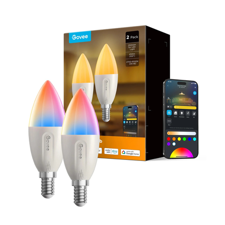 Govee Smart LED Light Bulb 2-Pack B600C
