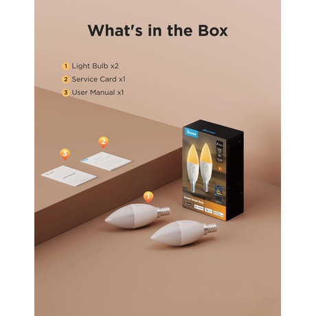 Govee Smart LED Light Bulb 2-Pack B600C