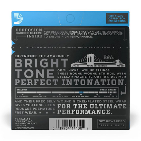 D'Addario EXL125