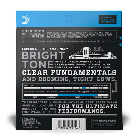 D'Addario EXL165 