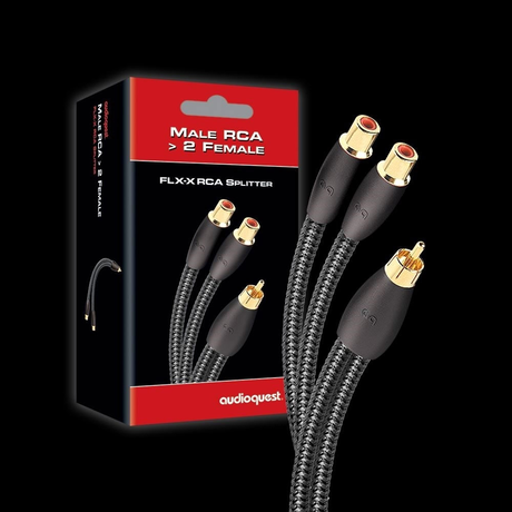 AudioQuest FLX-X RCA Splitter (Male to 2 Female)