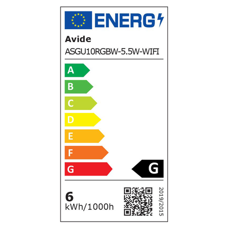 Avide Smart LED GU10 5.5W RGB+W WIFI App Control