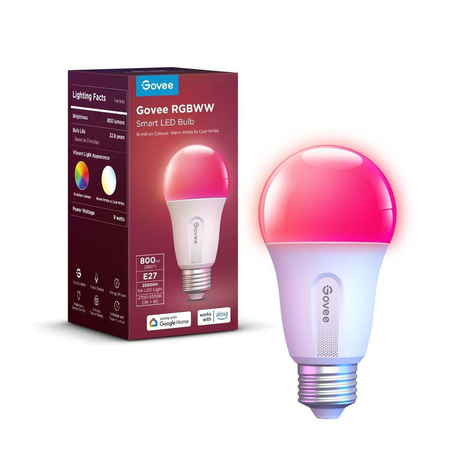 Govee Smart LED Light Bulb WiFi & Bluetooth 800lm H6004