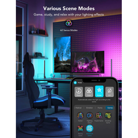 Govee RGBIC Wi-Fi Gaming Light Bars H6047