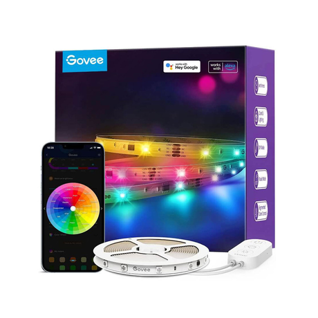 Govee RGBIC Basic Wi-Fi + Bluetooth LED Strip Lights H618C