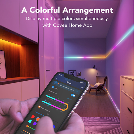 Govee RGBIC Wi-Fi + Bluetooth LED Strip Light S H612F