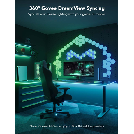 Govee RGBIC LED Neon Rope Lights for Desks H61C3
