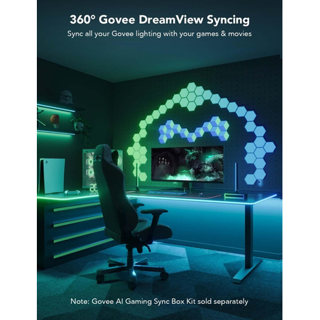 Govee RGBIC LED Neon Rope Lights for Desks H61C3