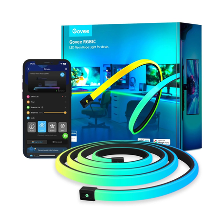 Govee RGBIC LED Neon Rope Lights for Desks H61C3