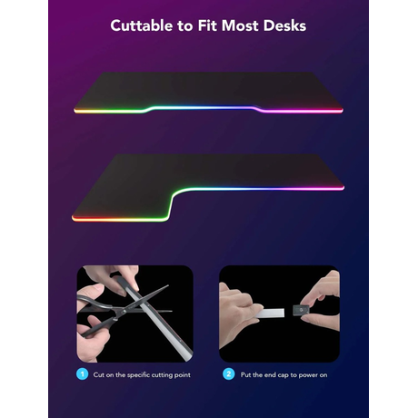 Govee RGBIC LED Neon Rope Lights for Desks H61C3