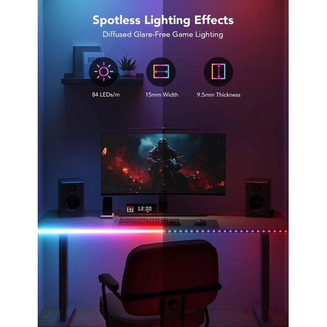 Govee RGBIC LED Neon Rope Lights for Desks H61C3