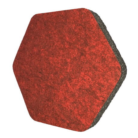 Proacoustics AcouCell Hexa Felt Red