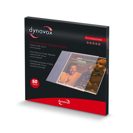 Dynavox Outer Sleeves (50 pcs) Single LPs