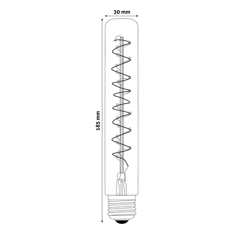 Avide LED Soft Filament T9 5W E27 360° 2700K