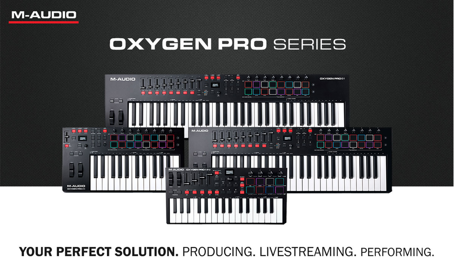 M-Audio Oxygen Pro Series – The New Midi Keyboards image